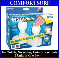 Insta Bulb - The Stick Up LED Light Bulb (2 Units in a Box!!)